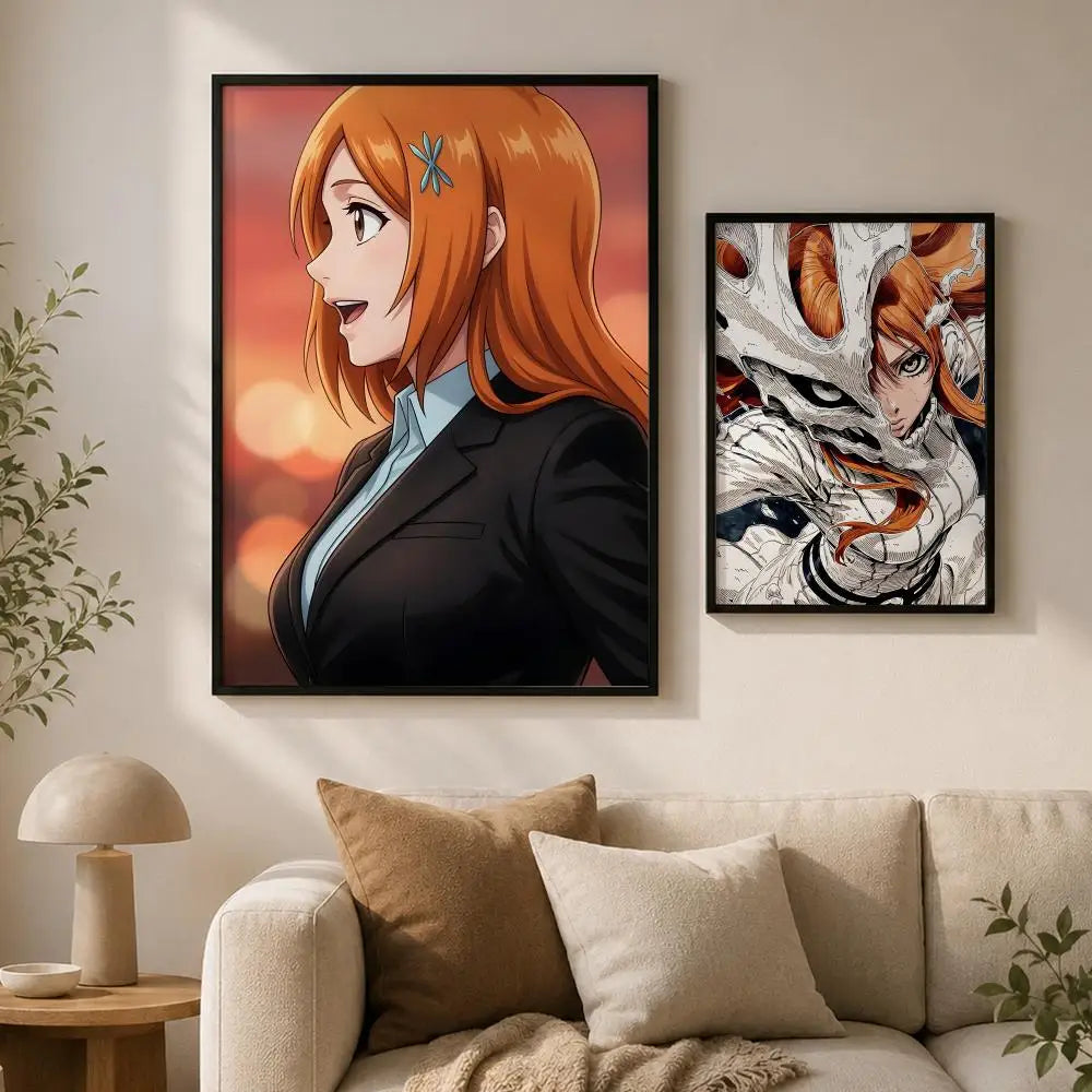 Anime Orihime Inoue Wall Poster – Waterproof Self-Adhesive Art Anime Wall Poster Axl