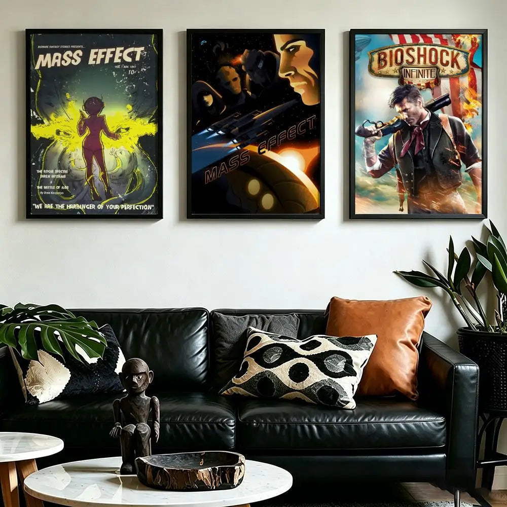Mass Effect Legendary Edition HD Wall Poster | Gaming Decor Gaming Wall Poster Axl