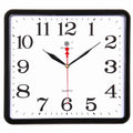 Square Silent Quartz Wall Clock with Calendar – 33cm Home Decor Wall Clock Axl Black 33x30cm