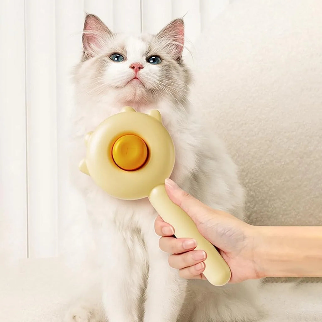 Pet Hair Remover Brush – Self-Cleaning Cat & Dog Grooming Tool Pet Grooming Brush Axl