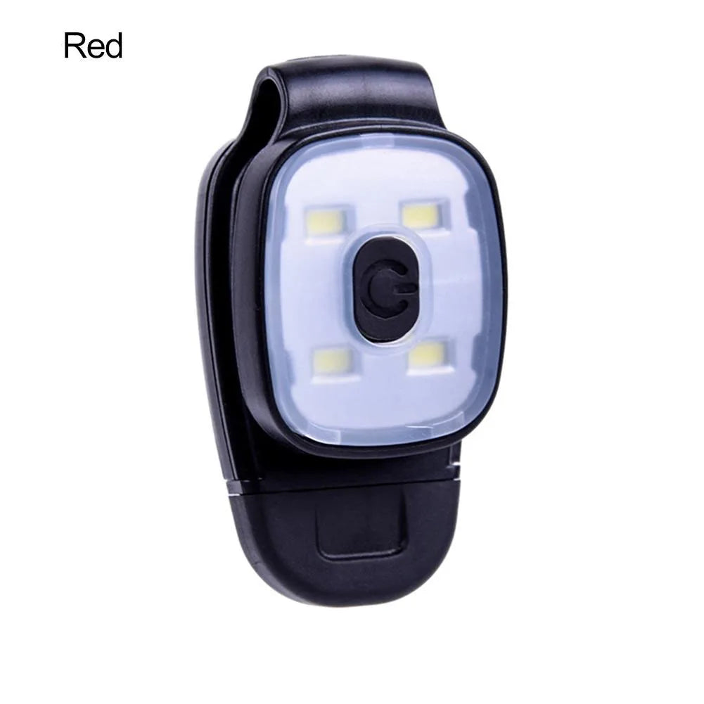 LED Clip-On Running Light – USB Rechargeable Warning Flashlight Clip-On Running Light Axl Red Light