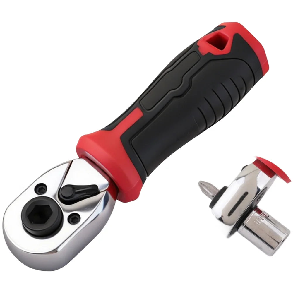 72-Tooth Quick Release Ratchet Wrench – 1/4 3/8 1/2" Drive Set Ratchet Wrench Set Axl