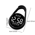 LED Digital Pocket Watch Keyring – Night Glow & Waterproof Digital Pocket Watch Axl As show