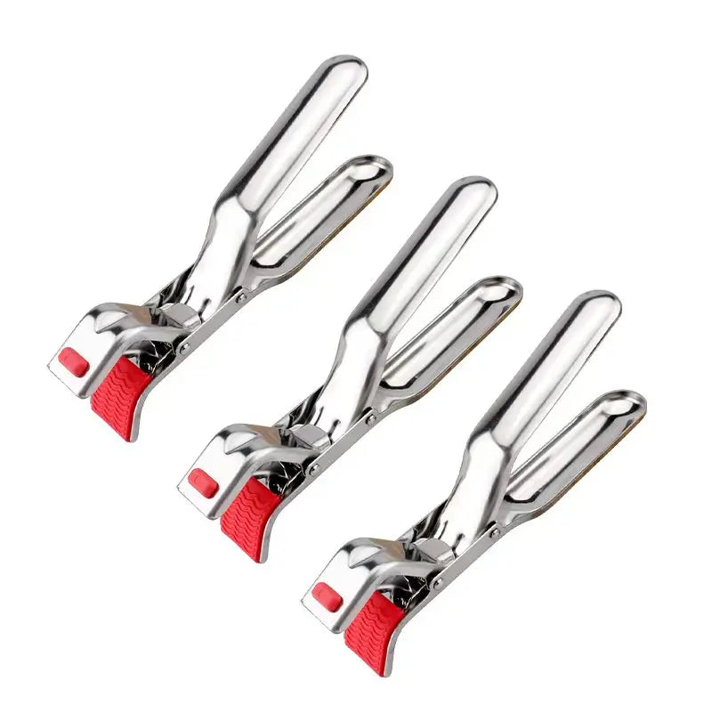 Stainless Steel Hot Bowl Holder & Dish Clamp | Pot Pan Gripper Kitchen Bowl Gripper Axl 3pcs Bowl Gripper
