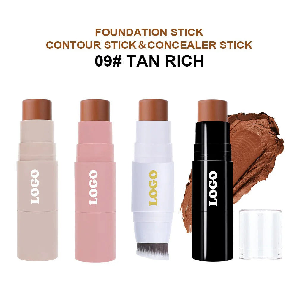 2-in-1 Double-Headed Concealer Stick – Waterproof & Brightening Concealer Stick Axl 09(One Tube) 40pcs with logo