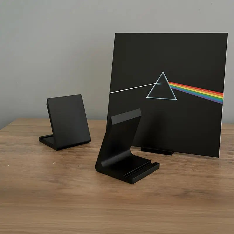 Desktop Vinyl Record Stand – Minimalist Display Rack Vinyl Record Stand Axl