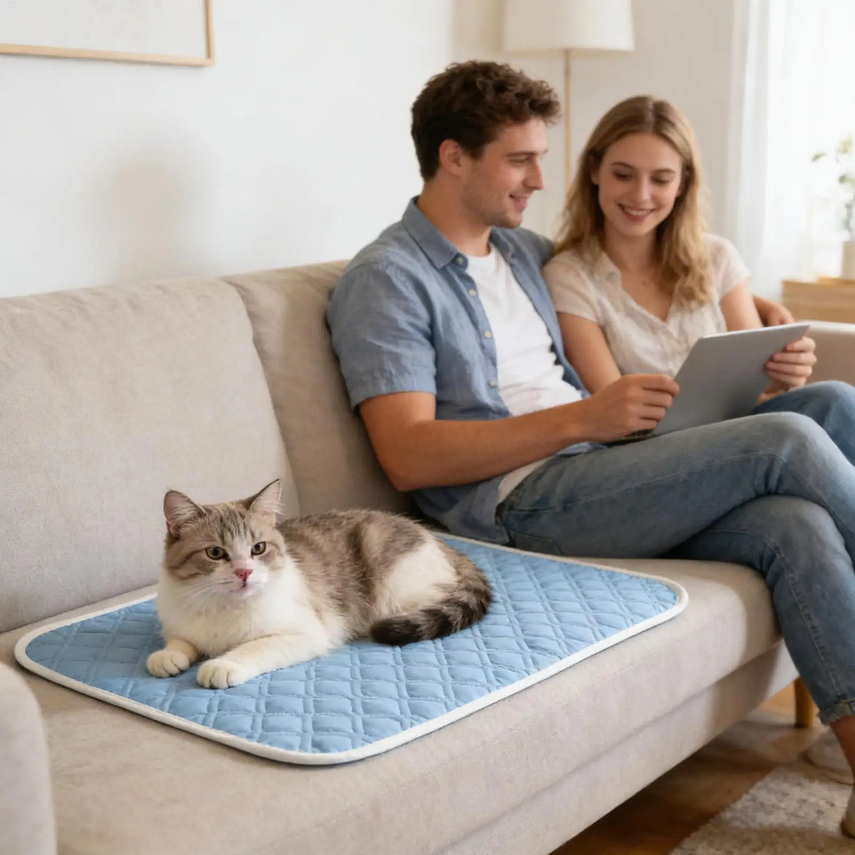 Pet Cooling Mat – Anti-Slip Washable Dog & Cat Cooling Pad Pet Cooling Mat Axl