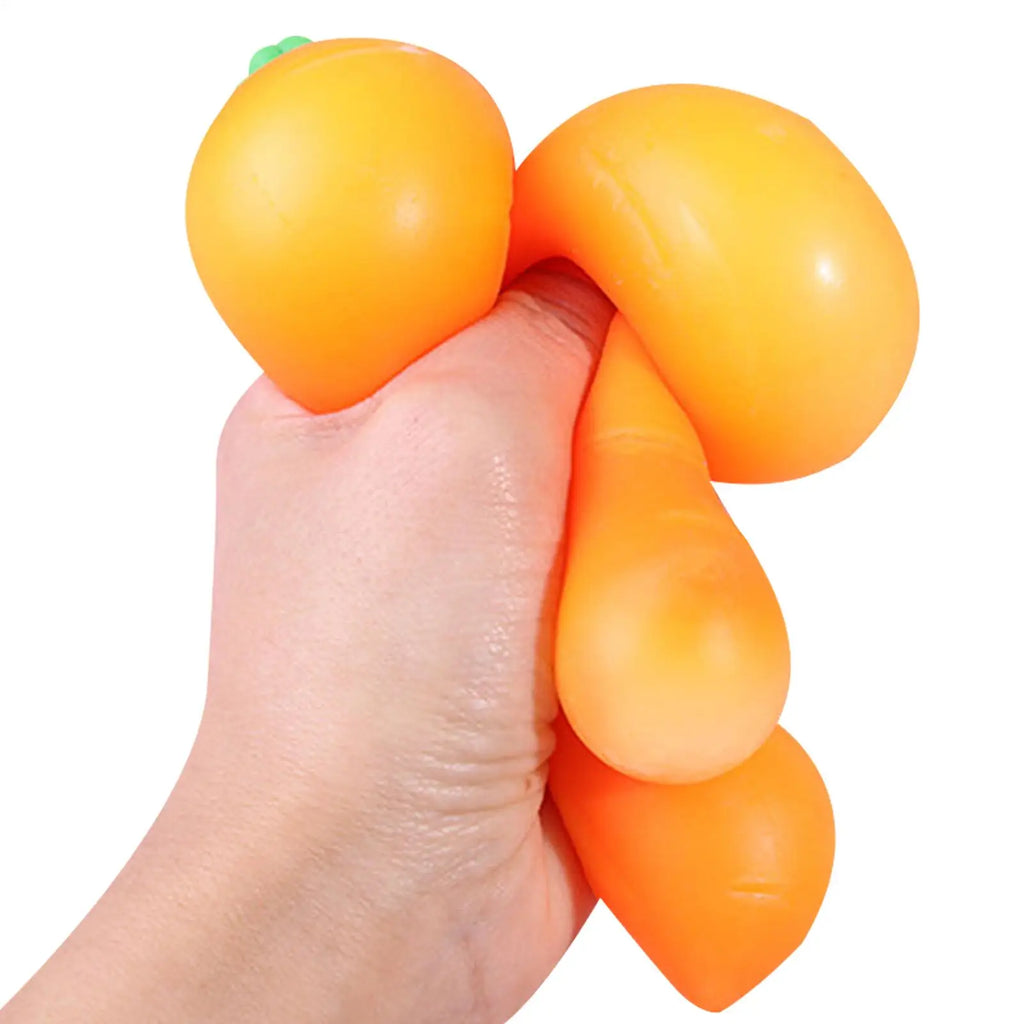 Carrot Squeeze Toy – Slow Rising Sensory Fidget Ball 5 Inch Sensory Fidget Toy Axl