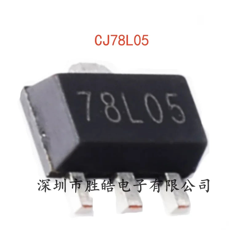 10PCS CJ78L05 5V Linear Voltage Regulator IC SOT-89 Package Voltage Regulator IC Axl Default Title