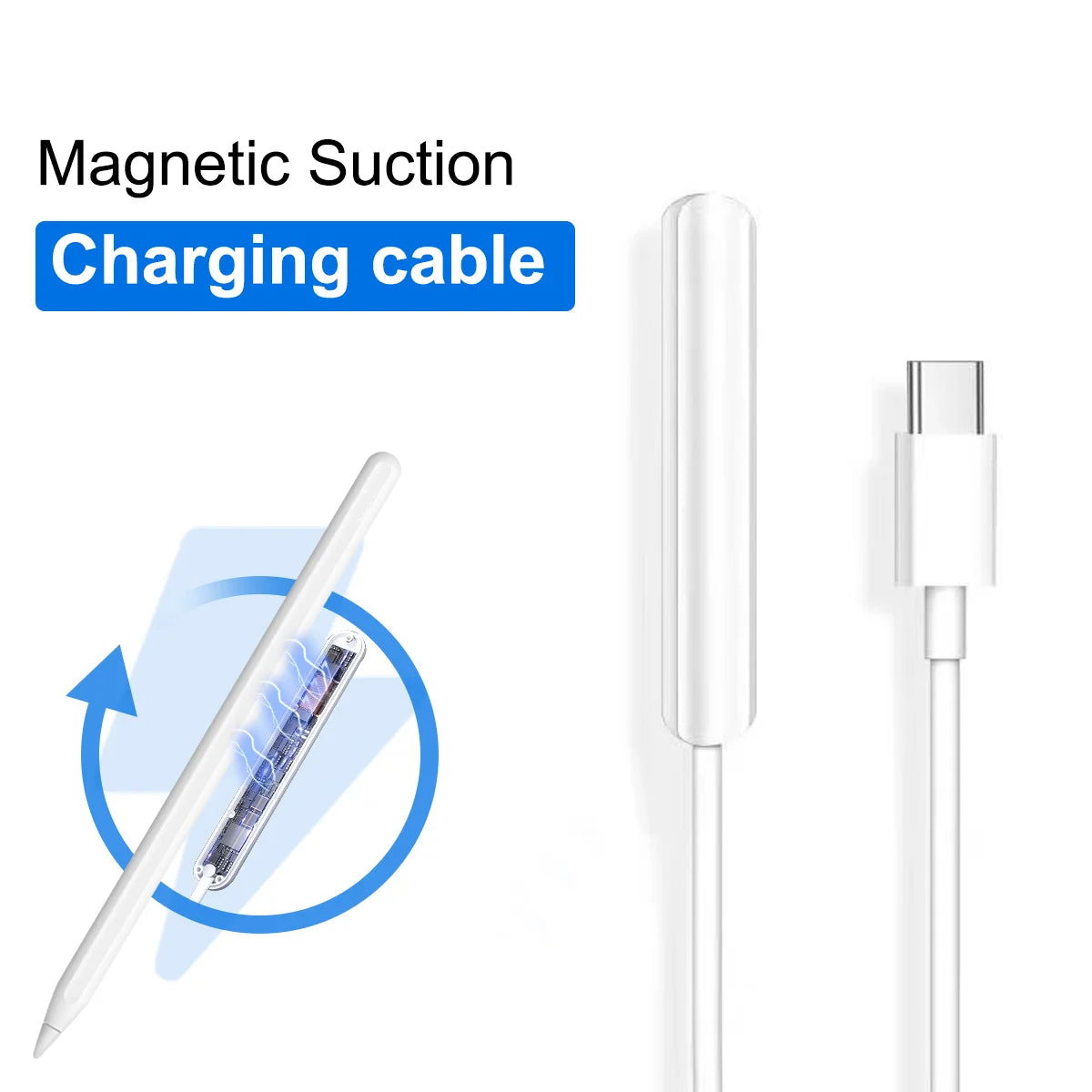USB-C Magnetic Charging Cable for Apple Pencil 2nd Generation Stylus Charging Cable Axl