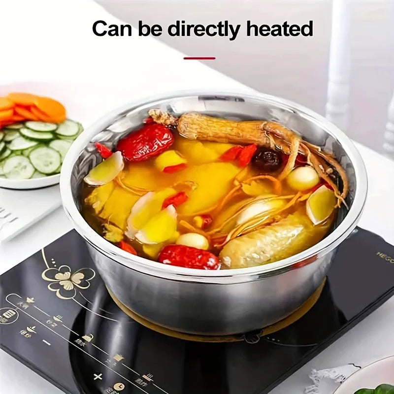KEMORELA Stainless Steel Colander Basin Set – 2/3 Piece Colander Basin Set Axl