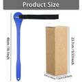 Bendable Back Shaver Extension Handle – Ergonomic Grooming Tool Grooming Extension Handle Axl Blue
