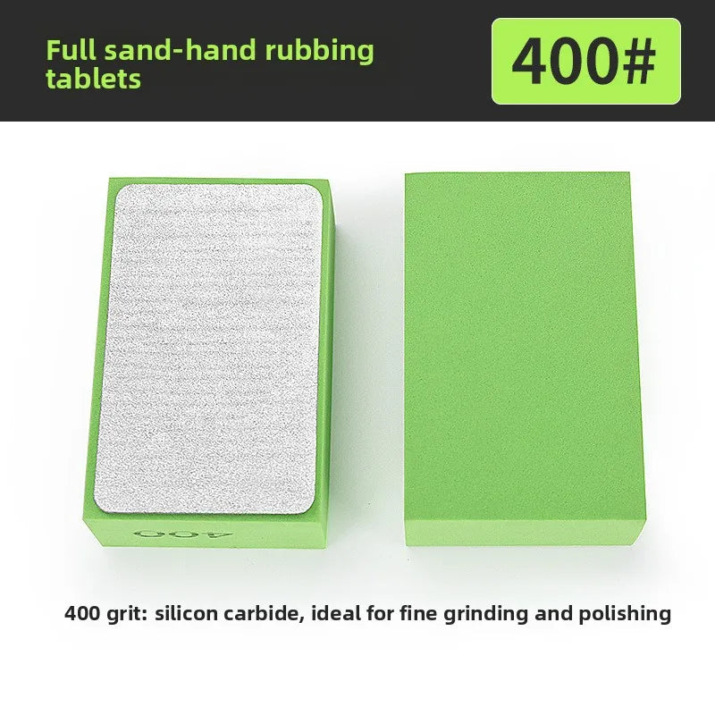 Diamond Hand Polishing Pads – Stone, Tile, Glass & Marble Block Abrasive Polishing Pad Axl green-1pcs