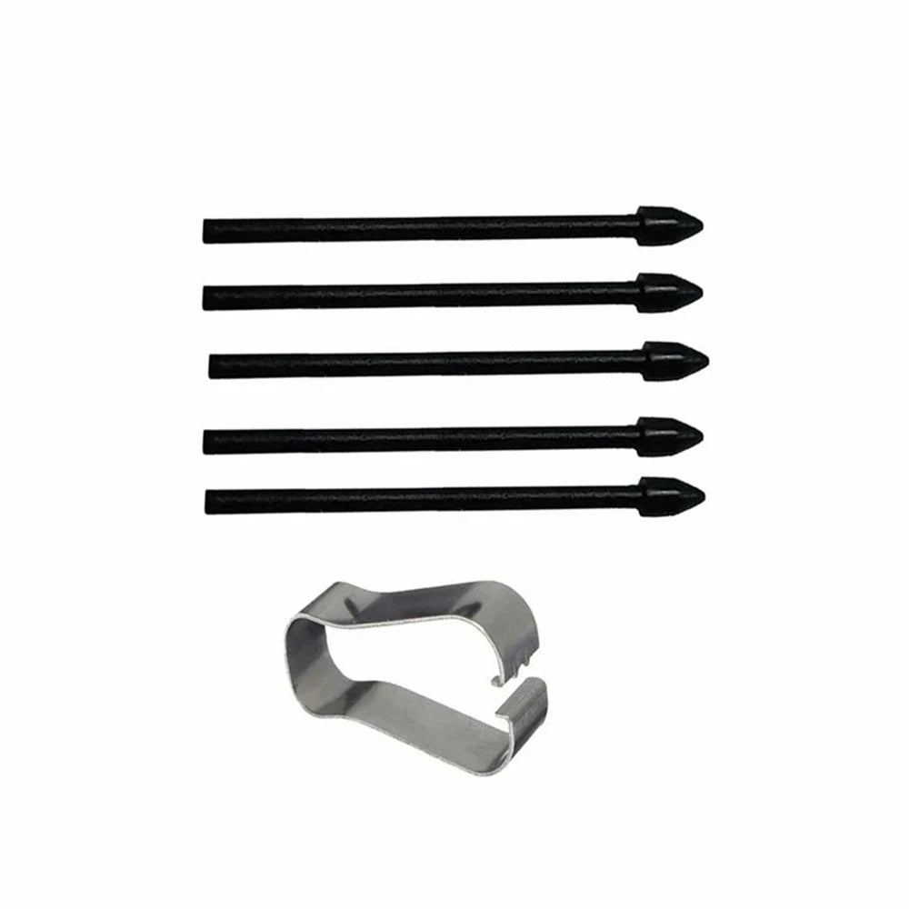 Samsung Galaxy Tab S Pen Replacement Tips 5-Pack – S6 S7 S8 Stylus Pen Tips Axl Black