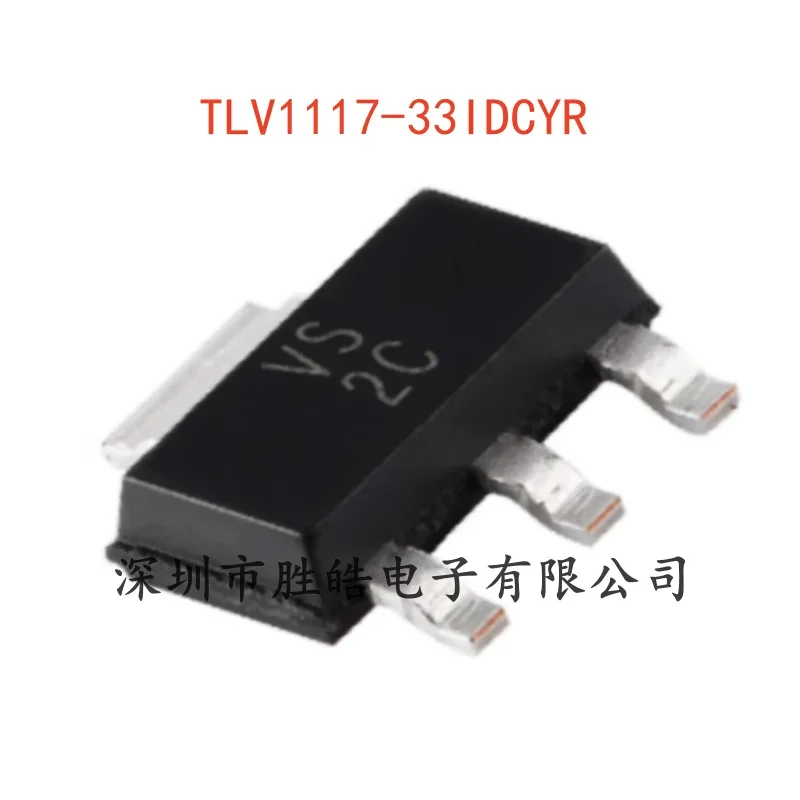 10PCS TLV1117-33IDCYR 3.3V 800mA Linear Regulator SOT-223-4 Voltage Regulator IC Axl Default Title