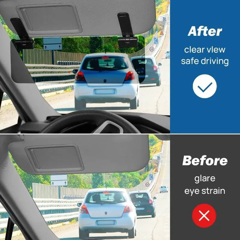 Universal Car Sun Visor Extender – Anti-Glare UV Shield Car Sun Visor Extender Axl