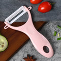 Ceramic Vegetable & Fruit Peeler – Potato, Carrot & Cucumber Vegetable Peeler Axl Pink