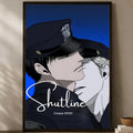 Game Shutline HD Self-Stick Wall Art Poster | Waterproof Decor Wall Art Poster Axl White01 30X40cmNoframe