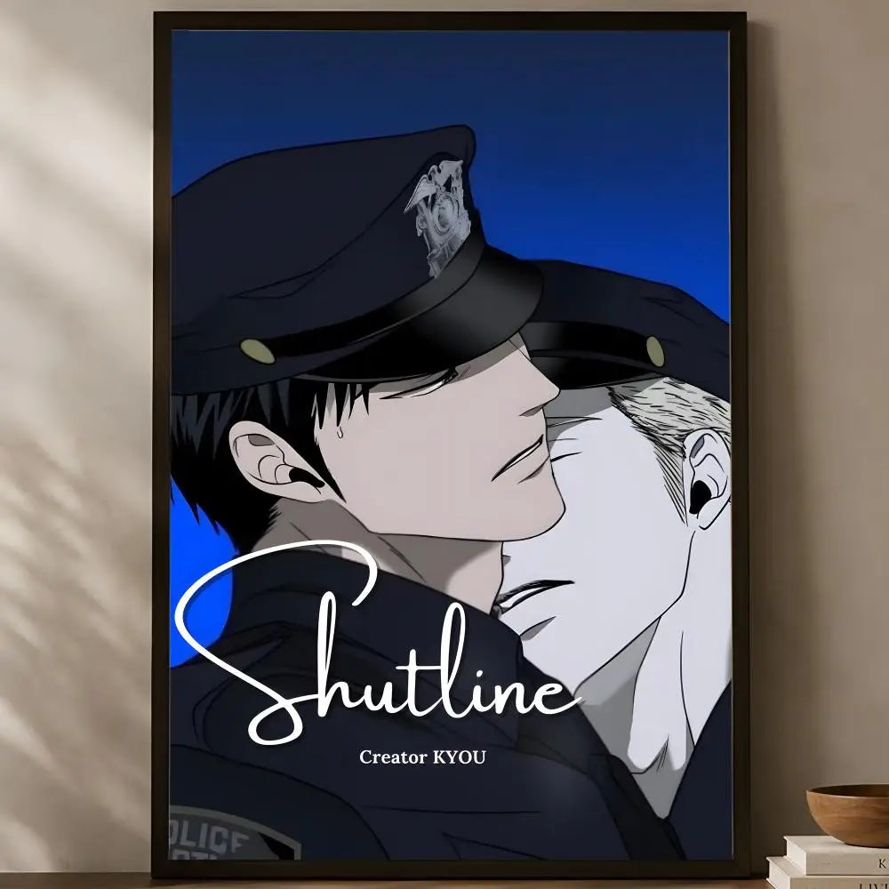 Game Shutline HD Self-Stick Wall Art Poster | Waterproof Decor Wall Art Poster Axl White01 30X40cmNoframe