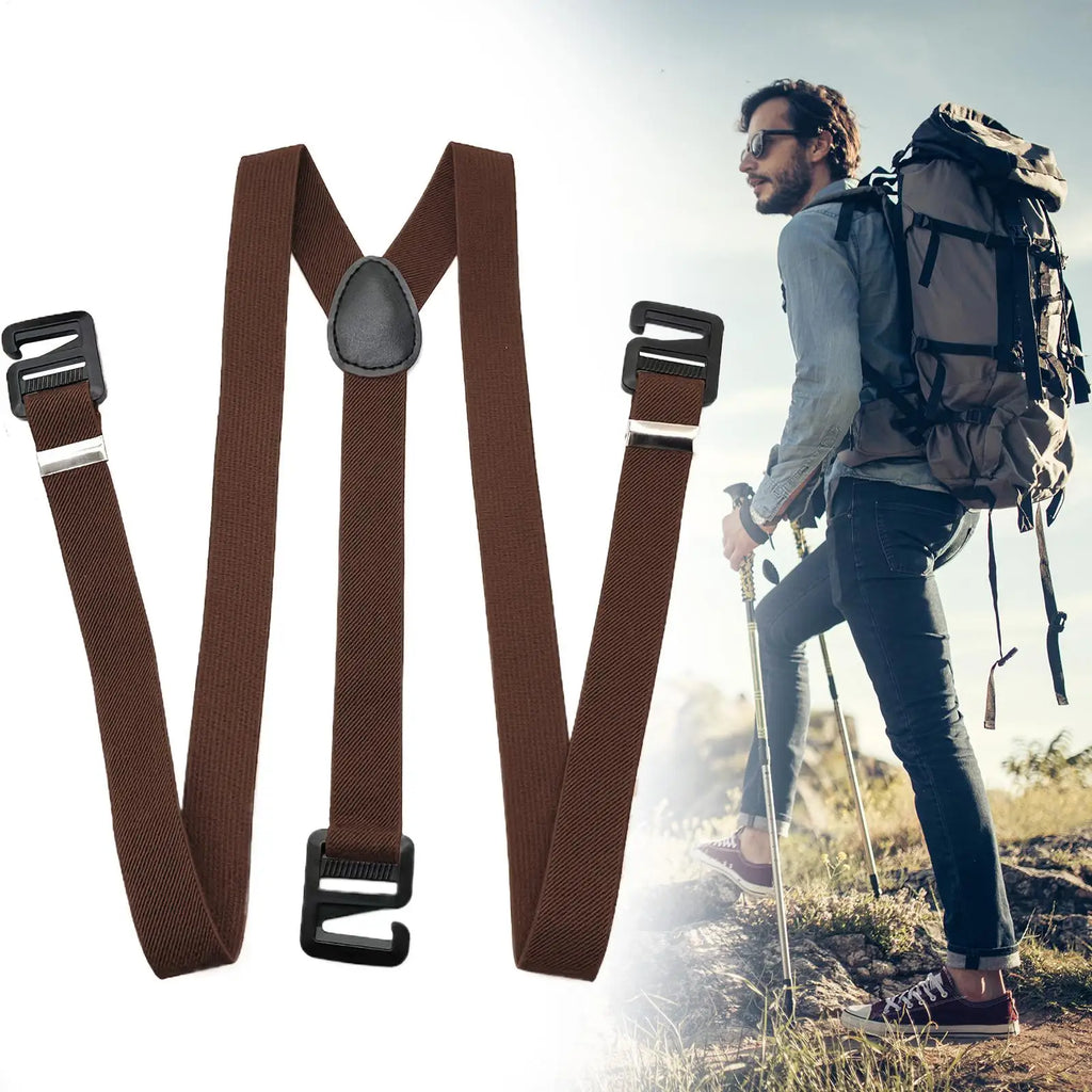 Men's Y-Back Invisible Suspenders – Adjustable Heavy Duty Suspenders Axl