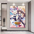 Anime Maid Girl HD Poster – Self-Adhesive Waterproof PVC Wall Art Wall Art Poster Axl z5 15X20cmNoframe