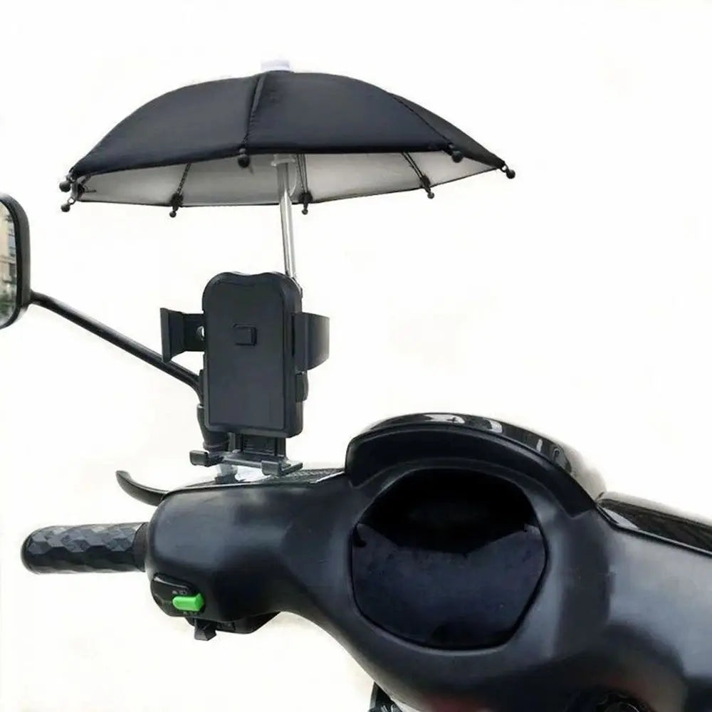 Mini Phone Sunshade Umbrella for Bike & Motorcycle Holders Bike Phone Sunshade Axl