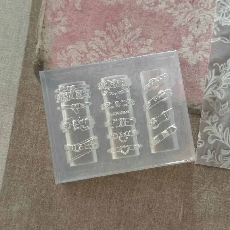 3D Silicone Nail Art Mold – Flower Butterfly Clover Design Nail Art Mold Axl A1