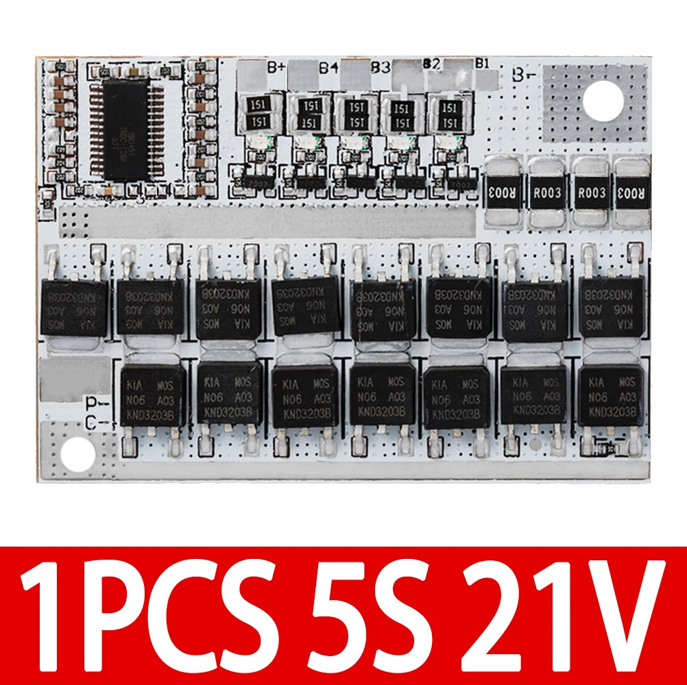 3S 4S 5S BMS 100A Lithium Battery Protection Circuit Board BMS Protection Board Axl 1pcs 5S 21V 100A