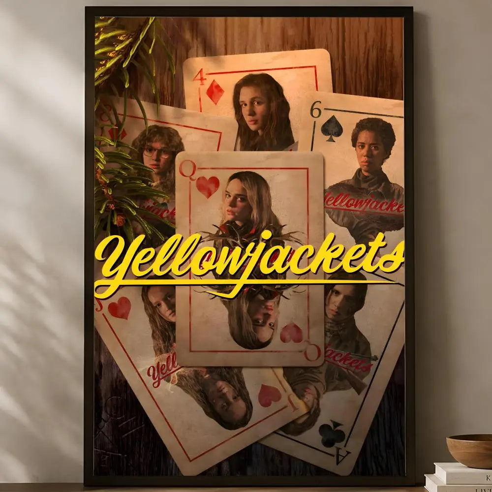Yellowjackets Show Poster – Self-Stick Waterproof HD Wall Art Wall Art Poster Axl White16 30X40cmNoframe