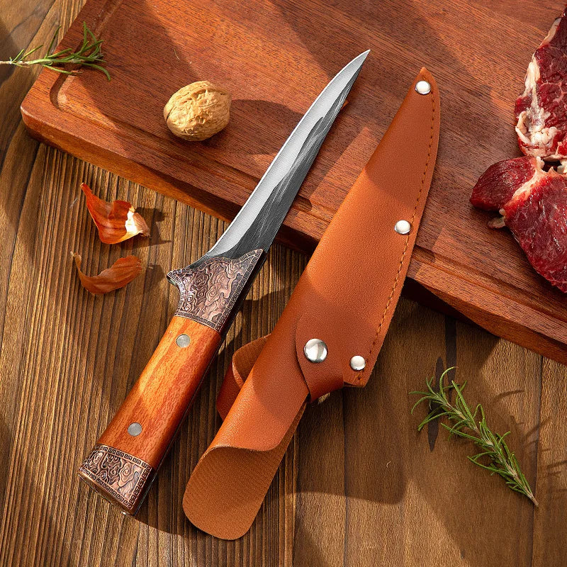 M390 Carbon Steel Boning Knife – Sharp Butcher Meat Cleaver Boning Knife Axl Stainless steel