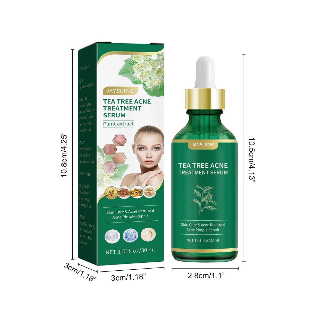 Tea Tree Oil Face Serum – Blemish & Redness Control 30ml Face Serum Axl