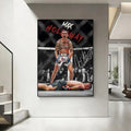 Max Holloway HD Poster – Waterproof Sticky Wall Art Print Wall Art Poster Axl White11 30X40cmNoframe