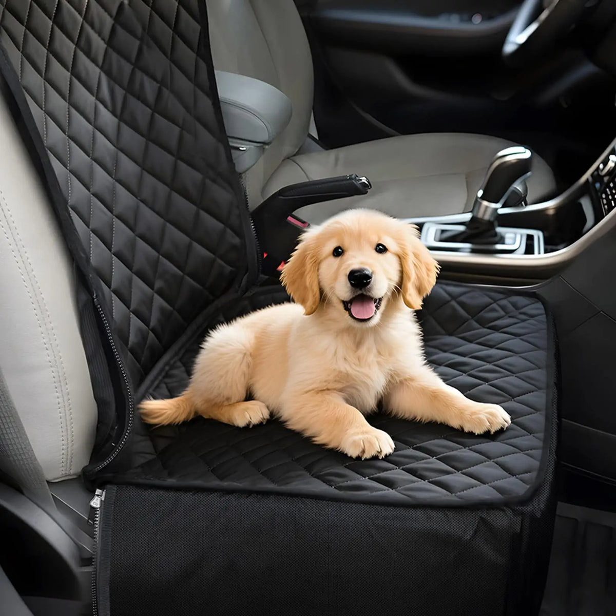 Pet Car Seat Cushion – Dog Booster Cover for Back & Front Seat Pet Car Seat Cover Axl