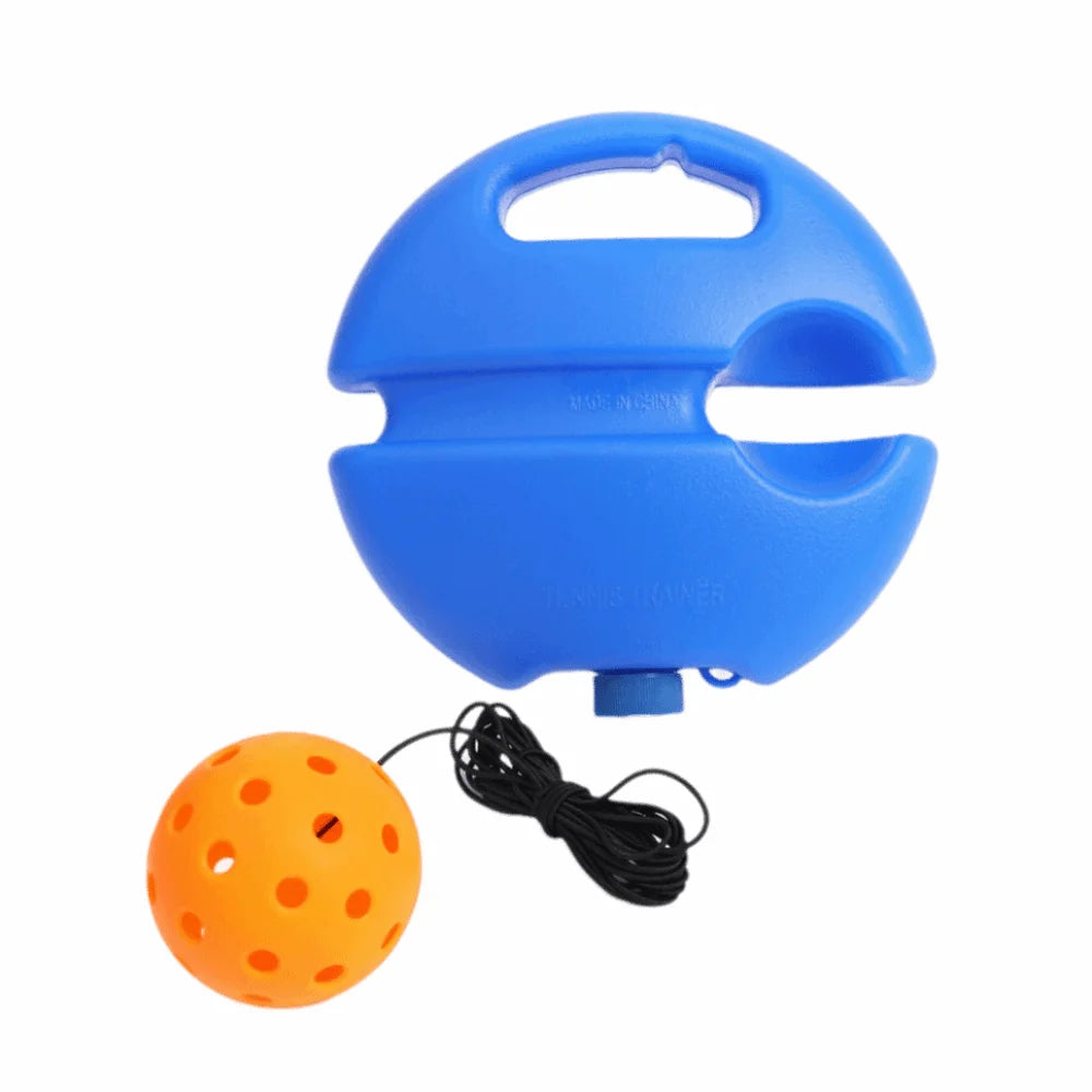 Pickleball Trainer Set – Water-Fillable Base & Elastic Rope Pickleball Trainer Axl Orange