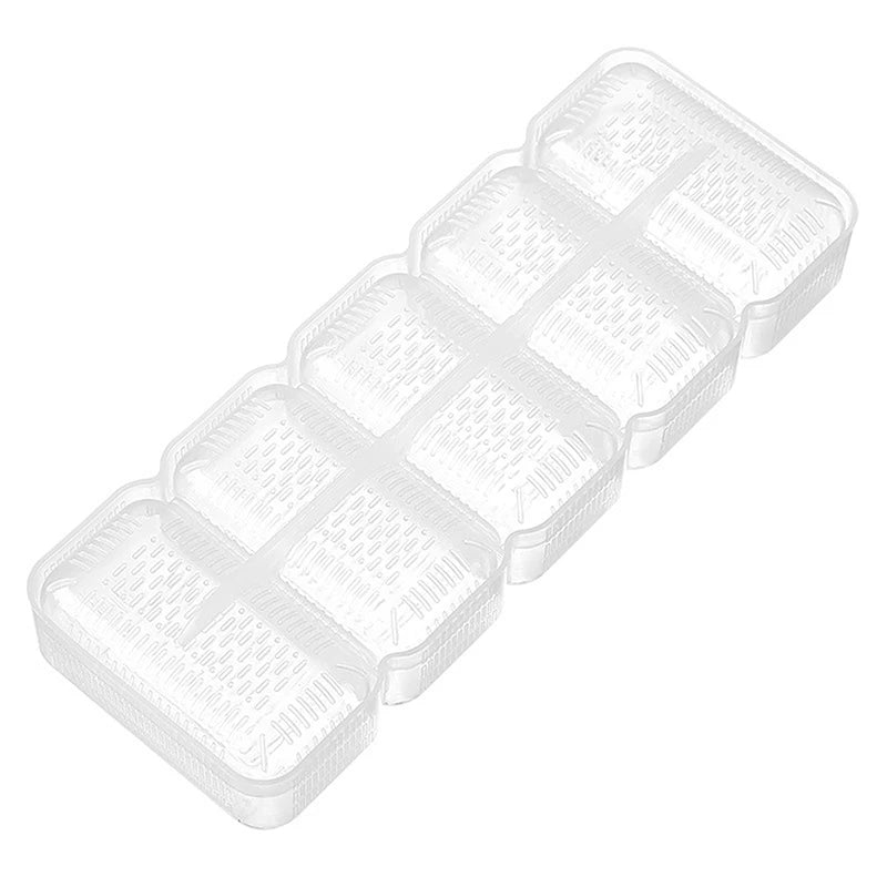 5 & 10 Grid Onigiri Rice Ball Mold – Non-Stick Sushi Maker Sushi Rice Mold Axl 5 Consecutive
