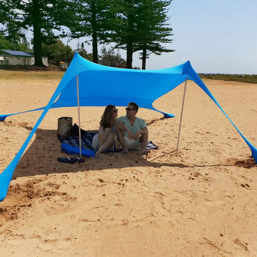 Beach Sunshade Canopy – UV Blocking Portable Sun Shelter Tent Beach Sun Shelter Axl