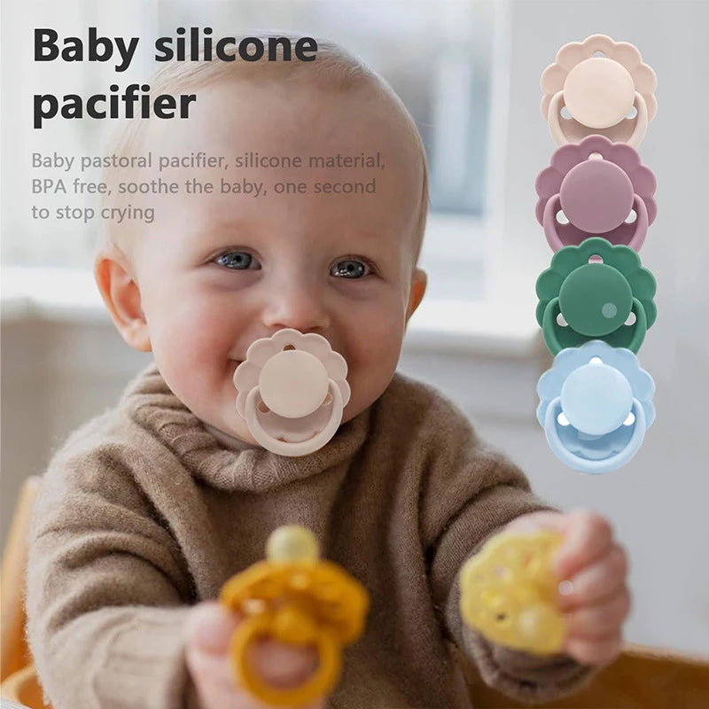 Natural Rubber Round Head Baby Pacifier | Ages 0–36 Months Baby Pacifier Axl