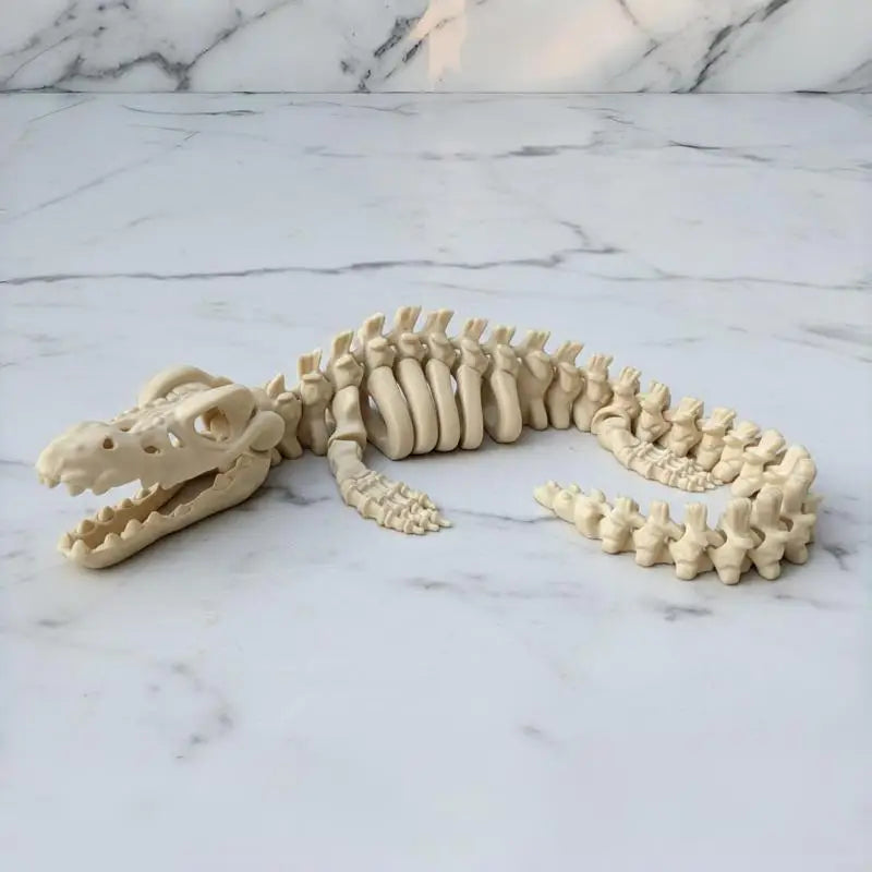 Mosasaurus Skeleton Aquarium Ornament – 20cm Fish Tank Decor Aquarium Ornament Axl