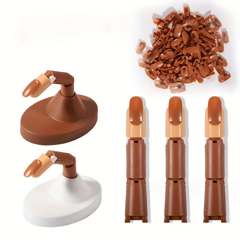 Flexible Mechanical Hand Model for Nail Practice | Movable Joints Nail Practice Tool Axl