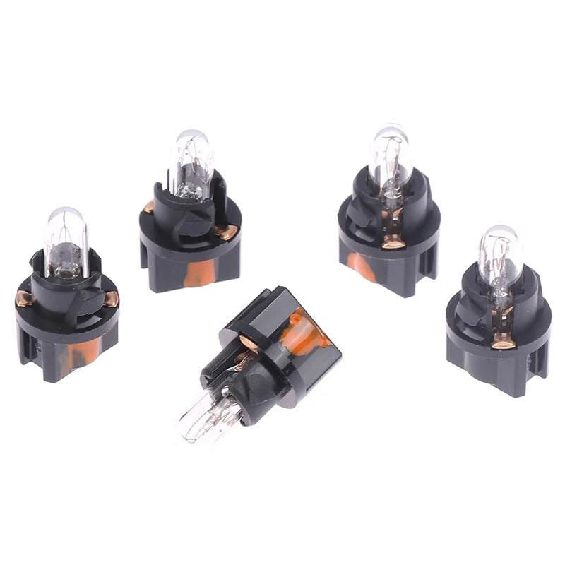 5-Pack 12V 1.2W V-2 Car Indicator Bulbs | Instrument Panel Car Indicator Bulb Axl