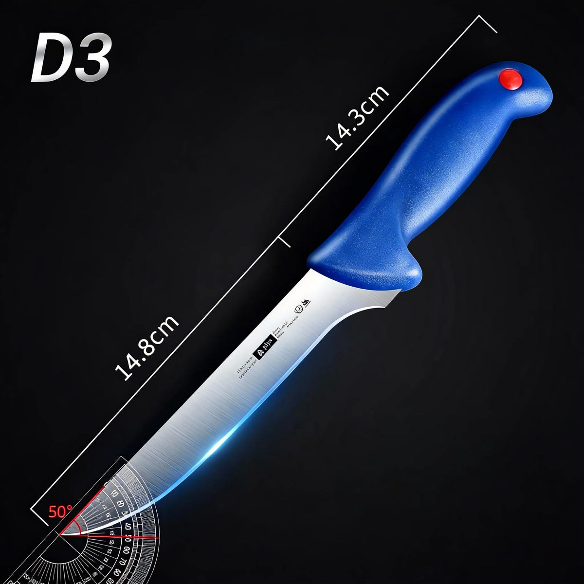 Professional Stainless Steel Boning Knife – Butcher Meat Knife Boning Knife Axl 1pcs A