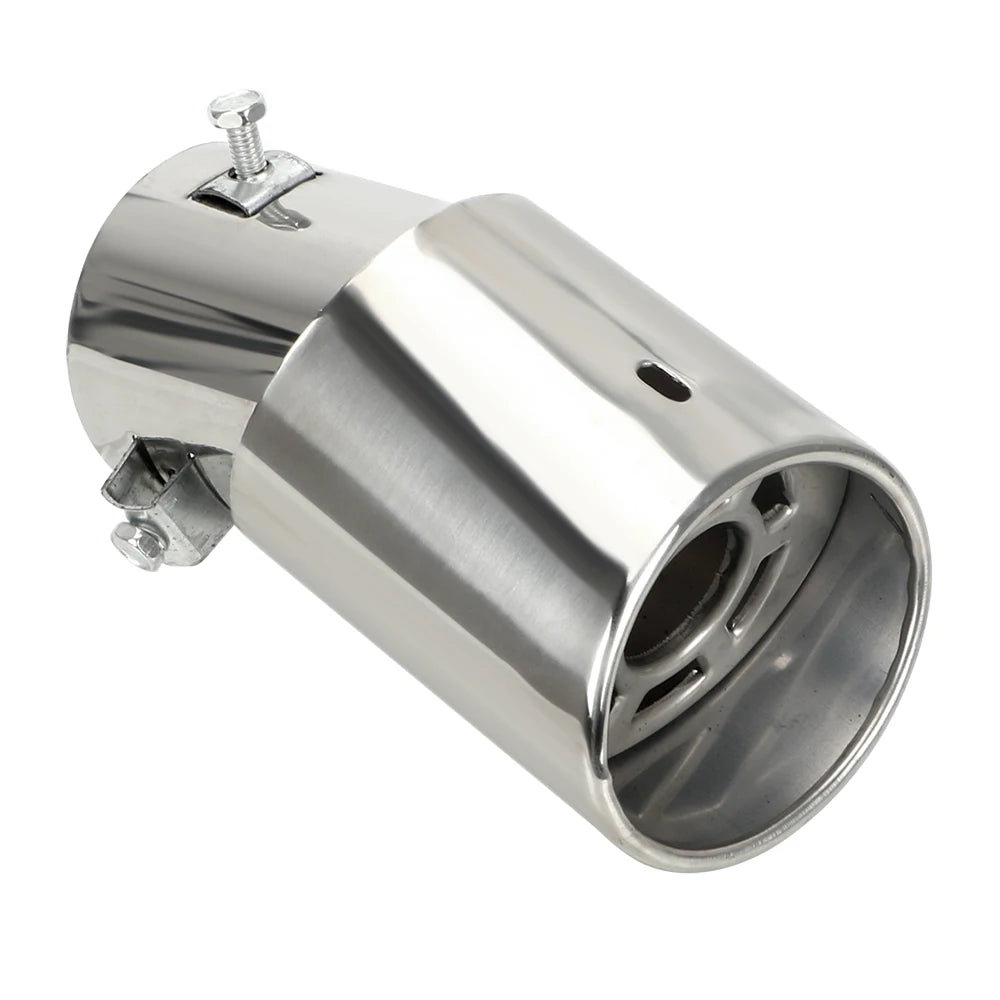 Universal Stainless Steel Round Car Exhaust Muffler Tail Pipe Exhaust Muffler Tip Axl