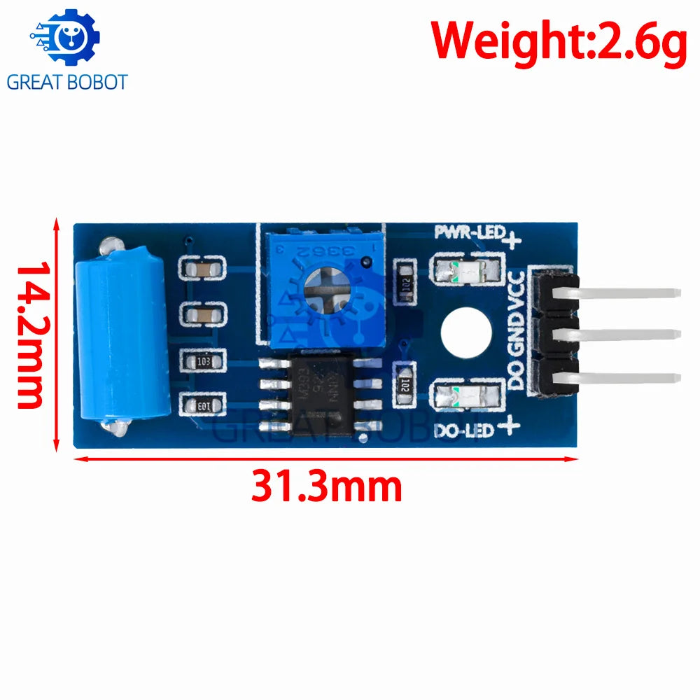 SW-420 Vibration Sensor Module & Alarm Switch for Arduino Vibration Sensor Module Axl