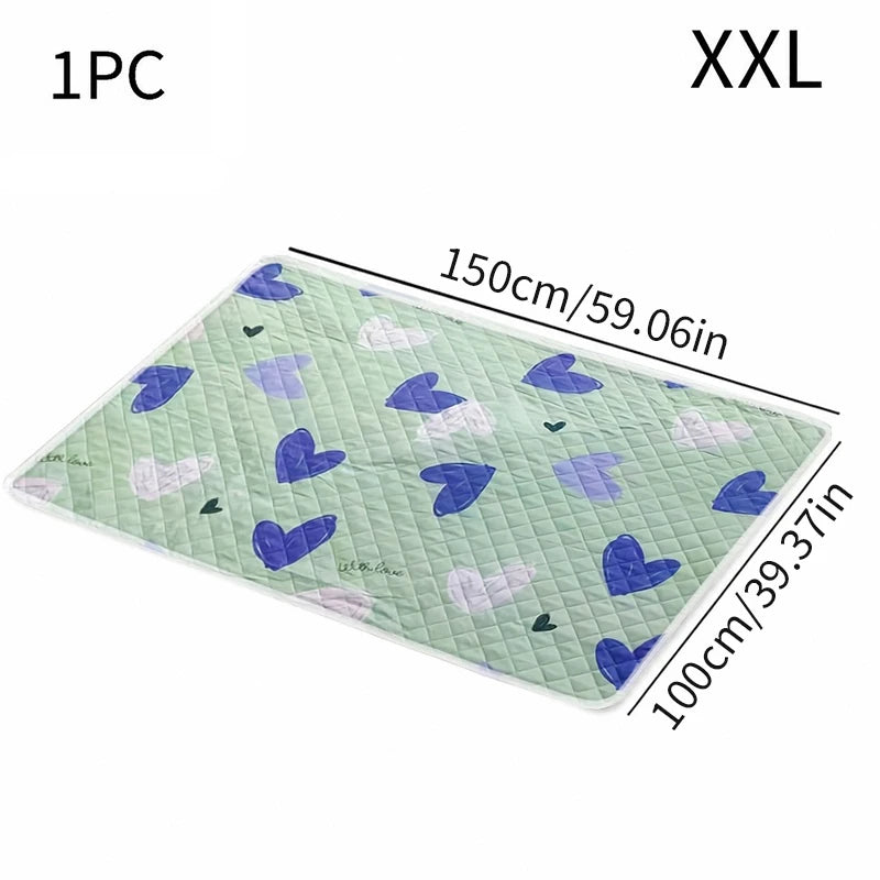 KEMORELA Extra Large Cooling Dog Mat – Breathable Pet Pad Dog Cooling Mat Axl 1PC 100x150cm