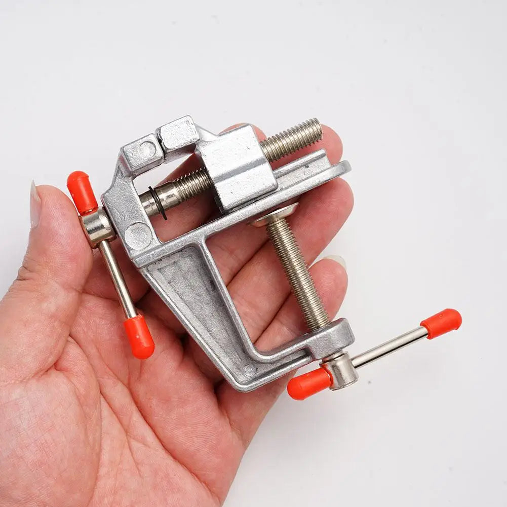 Mini Aluminum Bench Vise – Compact Table Clamp for Hobby & Craft Mini Bench Vise Axl