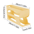 Automatic Rolling Egg Holder for Fridge – 3-Tier Rack Organizer Egg Storage Rack Axl Yellow