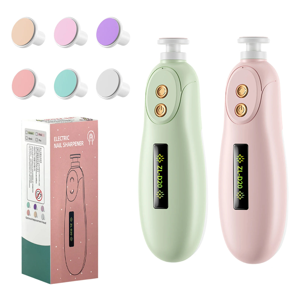 Electric Baby Nail Trimmer Set with LED Light | Safe for Newborns Baby Nail Trimmer Axl