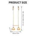 Ergonomic Monkey Bar Trapeze Swing for Kids & Adults Trapeze Swing Bar Axl Random color