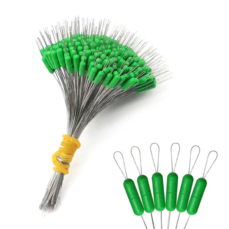 300 Pcs Silicone Fishing Bobber Stoppers & Space Bean Connectors Fishing Bobber Stopper Axl