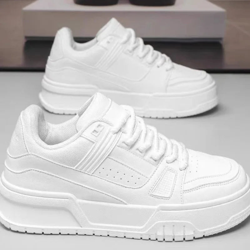 Men's Thick Sole Breathable Casual Sneakers | Non-Slip Lace-Up Men's Casual Sneakers Axl
